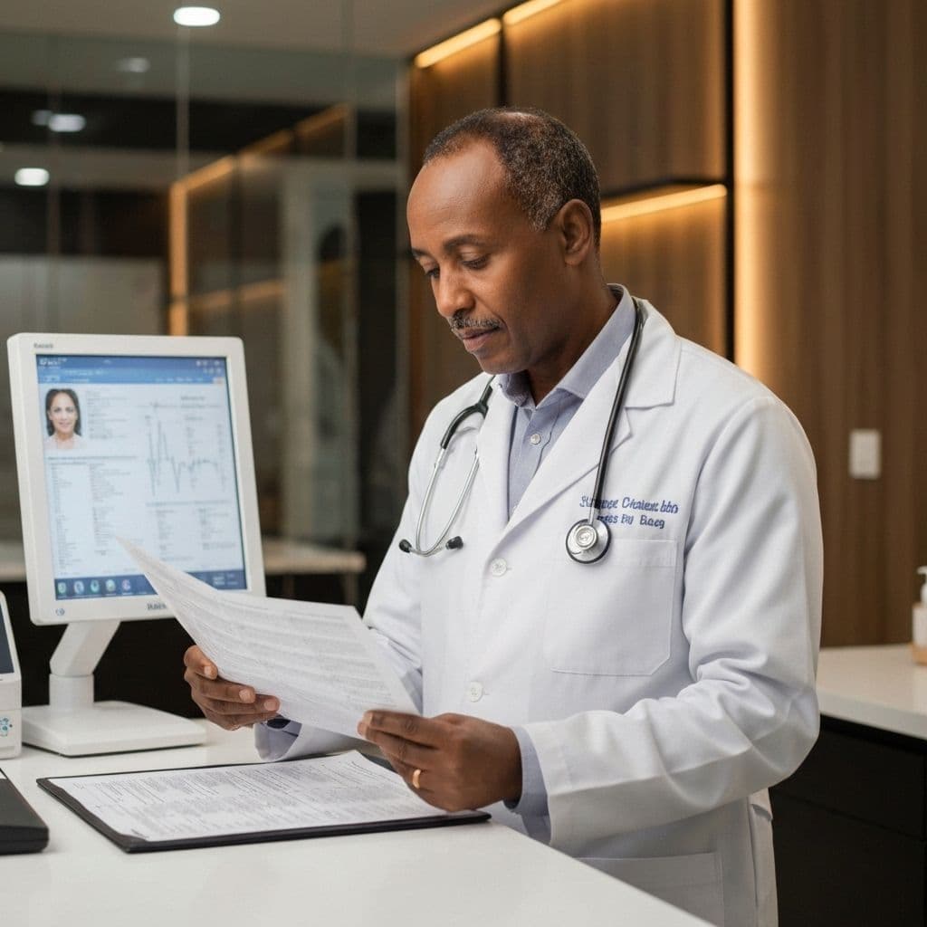 Healthcare professional in Ethiopia